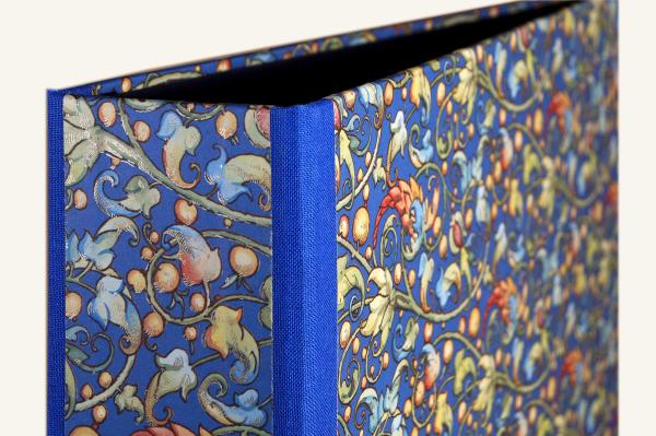 Handmade folder with gold paper